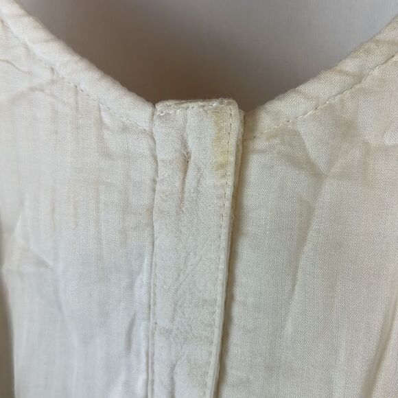 Free People Cotton Desert Days Mini Dress- White - Size L- NWT - Picture 5 of 8